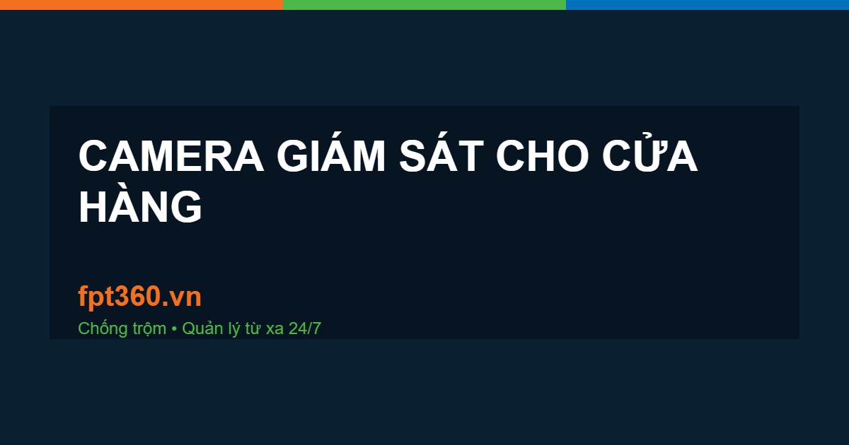 camera giám sát cửa hàng
