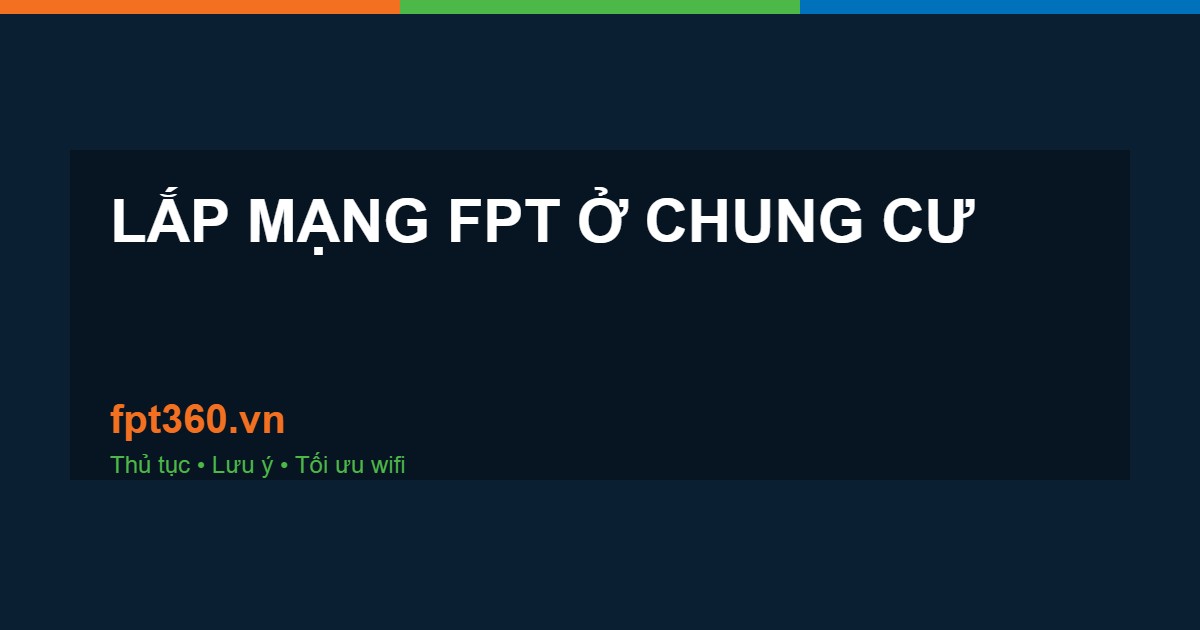 lắp mạng FPT chung cư
